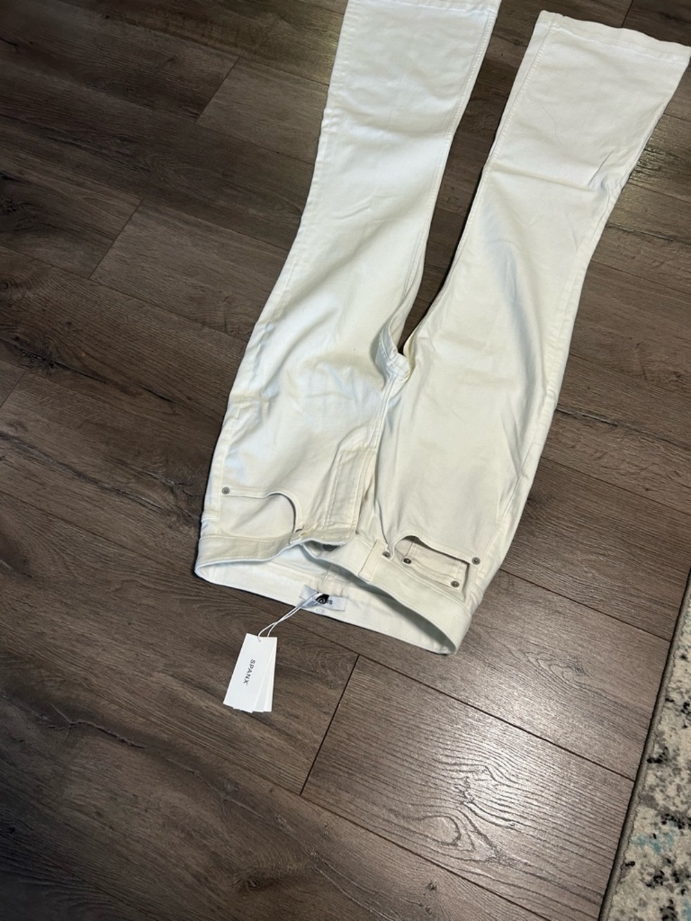 SPANX White High-Rise Jeans with Tag